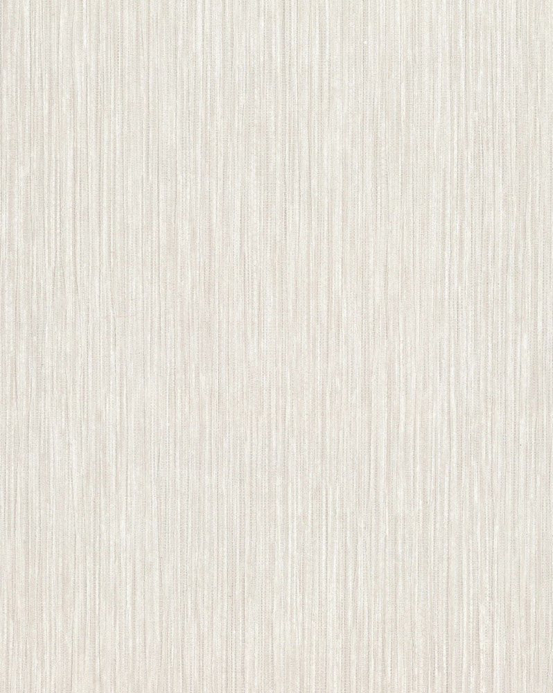 Tuck Stripe White Wallpaper by Candice Olson Candice Olson Terrain Covers about 60.8 square feet 27-in by 27-ft long roll Unpasted 0 - Fabric Carolina -