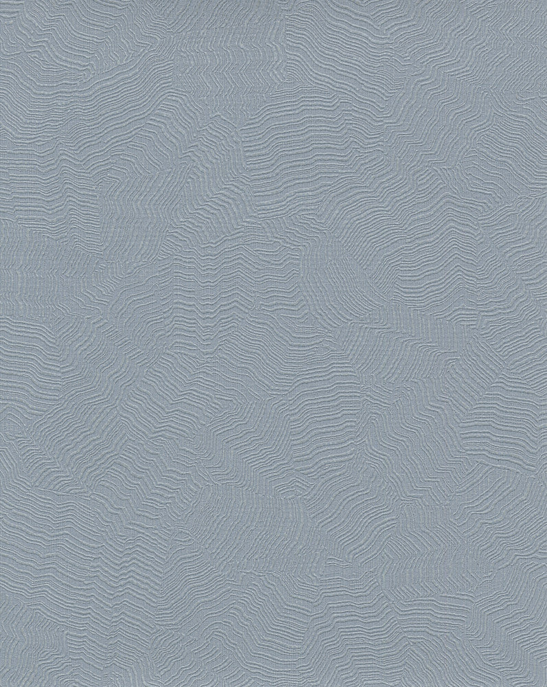 Aura Blue Wallpaper by Candice Olson Candice Olson Terrain Covers about 60.8 square feet 27-in by 27-ft long roll Unpasted 0 - Fabric Carolina -