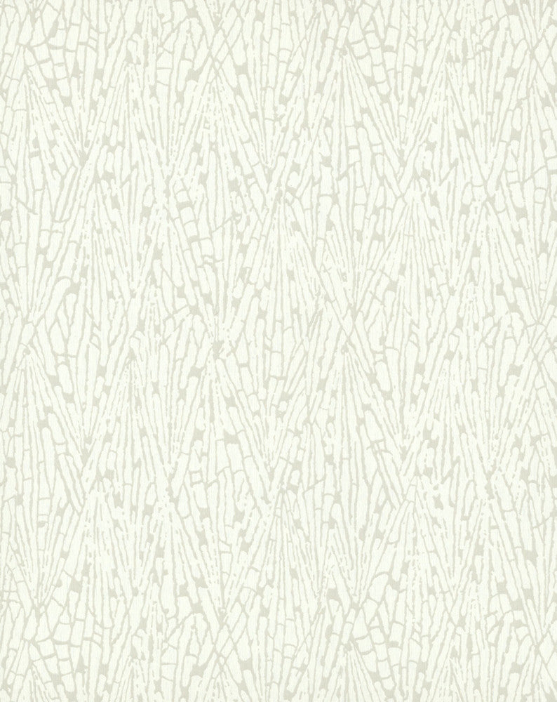 Gala White Wallpaper by Candice Olson Candice Olson Terrain Covers about 60.8 square feet 27-in by 27-ft long roll Unpasted 0 - Fabric Carolina -
