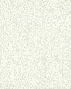 Gala White Wallpaper by Candice Olson