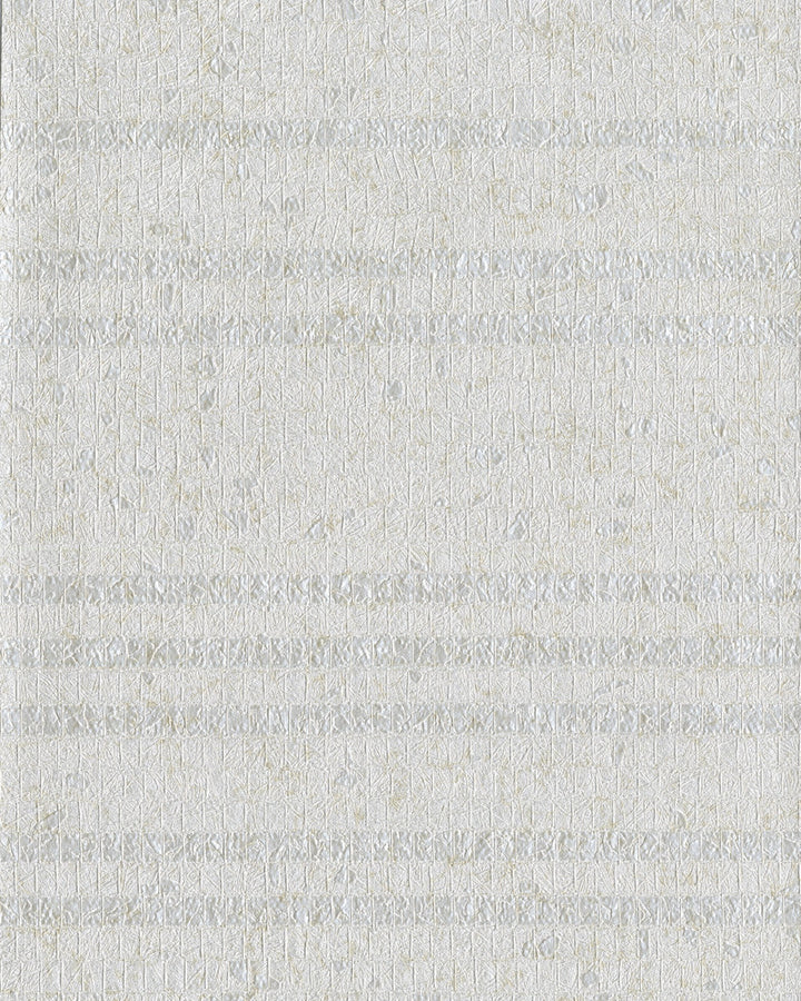 Pearla White Wallpaper by Candice Olson Candice Olson Terrain Covers about 60.8 square feet 27-in by 27-ft long roll Unpasted 18 - Fabric Carolina -