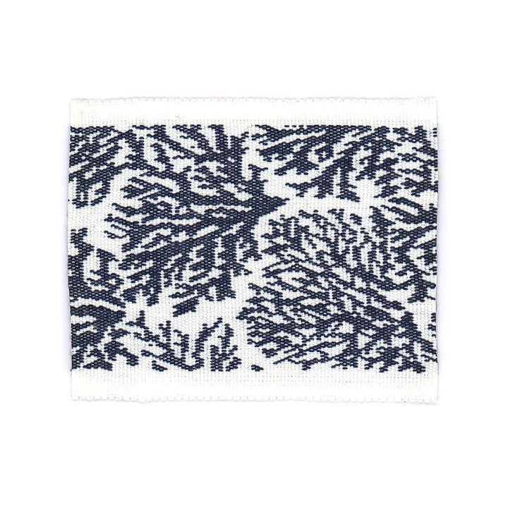 Columbia Tape 7 Navy by Stout Trim Stout Trim Columbia Tape 7 NavyTrim BEACH GROVE TRIM 100%SDA CHINA </p><p>Repeat: H: 3.125, V: 0.000 3.25 in - Fabric Carolina -