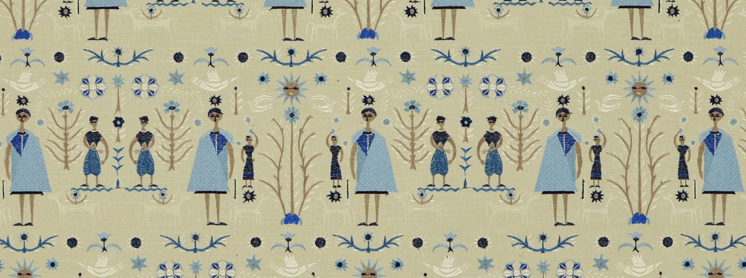 Come Together 511 Dream Blue by Covington Designer Fabric