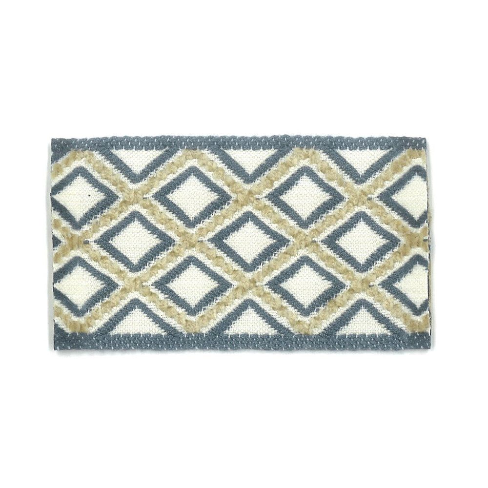 Cooke 4 Delft by Stout Trim Stout Trim Cooke 4 DelftTrim NEW WORLD TRIM VOLUME II 93%SVI 7%POL FRANCE </p><p>Repeat: H: 1.000, V: 0.000 1.88 in - Fabric Carolina -