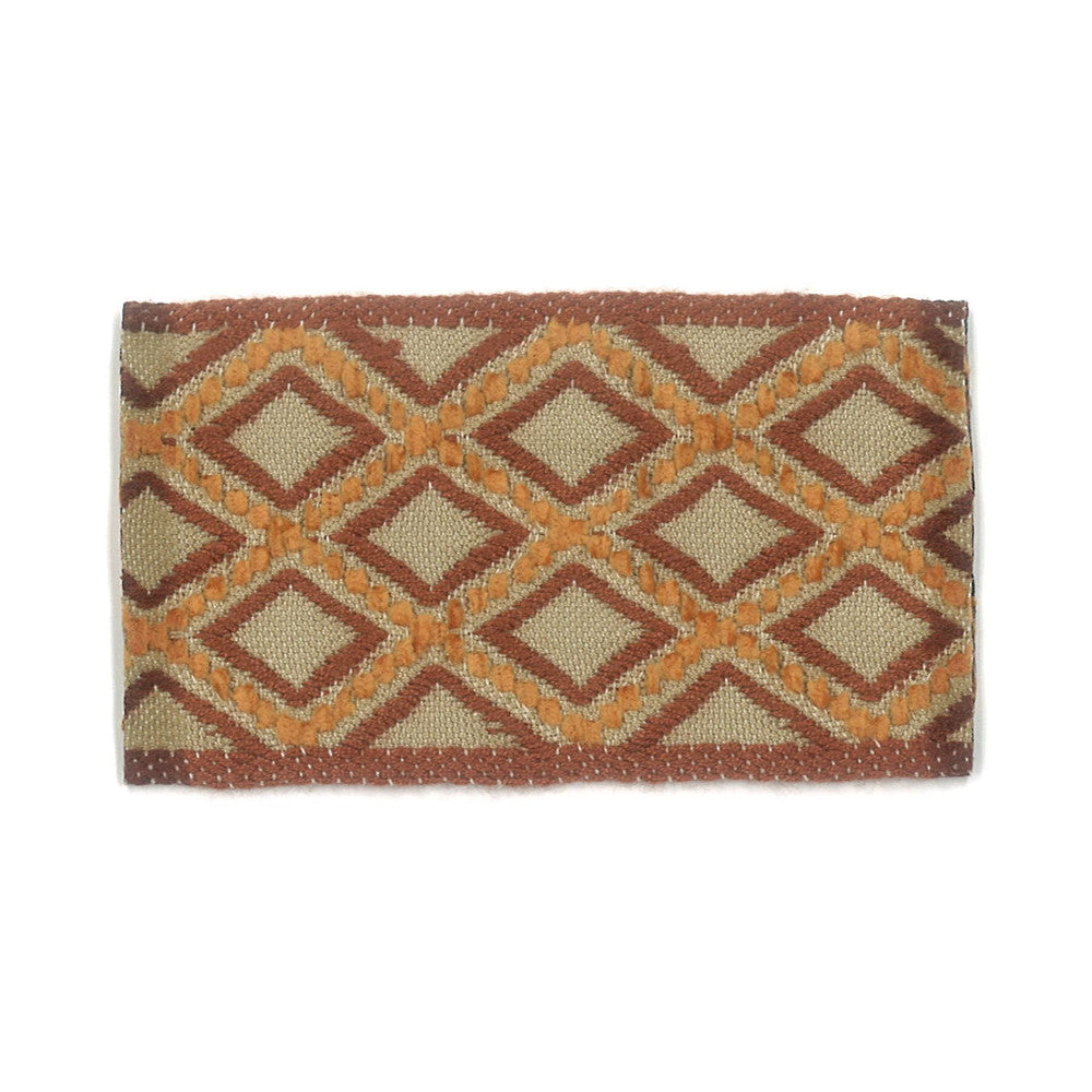 Cooke 9 Cinnamon by Stout Designer Trim NEW WORLD TRIM VOLUME II 93%SVI 7%POL FRANCE Horizontal: 1 and Vertical: 0 1.88 in - Swanky Fabrics -