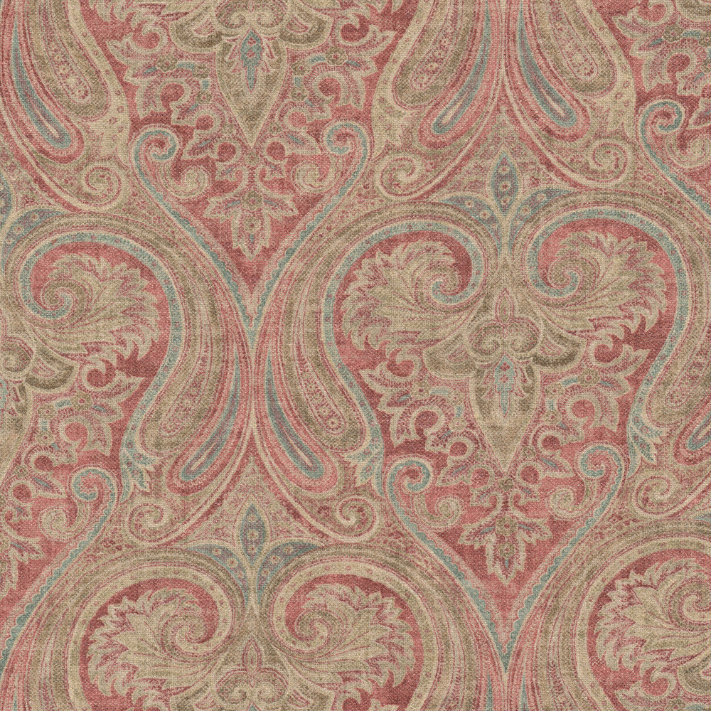 Cooper 1 Berry by Stout Fabric RAINBOW LIBRARY GINGER/POPPY 75%COT 25%LIN PAKISTAN Horizontal: 13.500 and Vertical: 18.000 54 in - Fabric Carolina -
