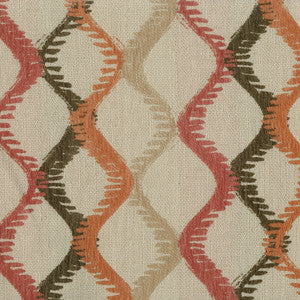Francis 102 Coral by ABBEYSHEA Fabric