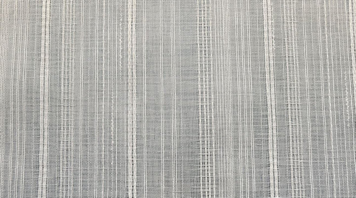 Copley Bleach White by Norbar Fabric SHEER MADNESS 97% POLYESTER 7% LINEN CHINA 3 1/2"H 110 - Fabric Carolina -