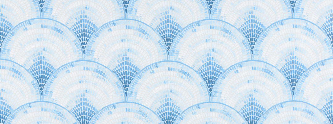 Coquillage 50 Bluebell by Covington Designer Fabric