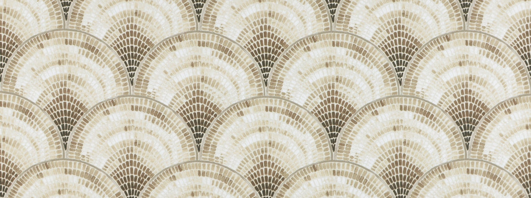 Coquillage 671 Tigers Eye by Covington Designer Fabric