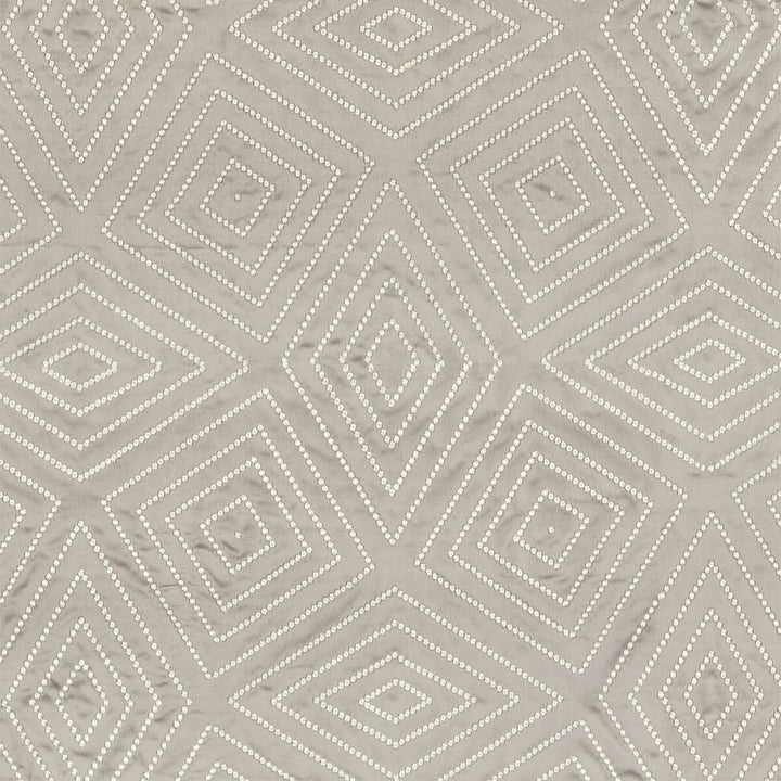 Cora 1 Pewter by Stout Fabric RAINBOW LIBRARY SILVER/SMOKE 60%COT 40%POL %VEMB INDIA Horizontal: 14.125 and Vertical: 15.875 49 in - Fabric Carolina -