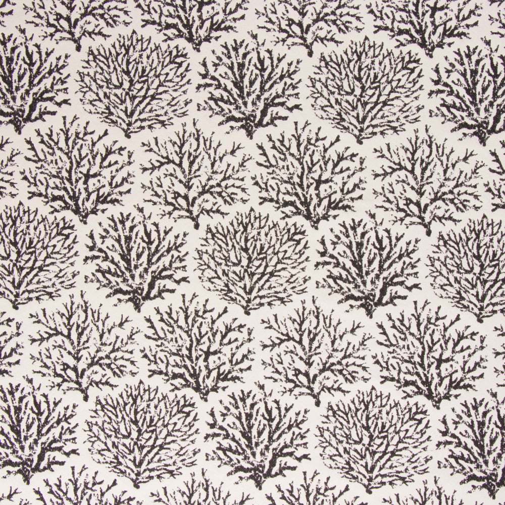 Coraline Onyx by Bella-Dura Designer Fabric  100% BELLA DURA POLYOLEFIN USA 70000 H: 13.5''' V: 20'' 54.25''  - Swanky Fabrics -