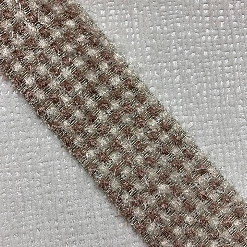 Cora Tape Rosemist by Magnolia Trim - 47POLY/32COT/21MET CHINA Horizontal: and Vertical: 3.58 - Fabric Carolina -
