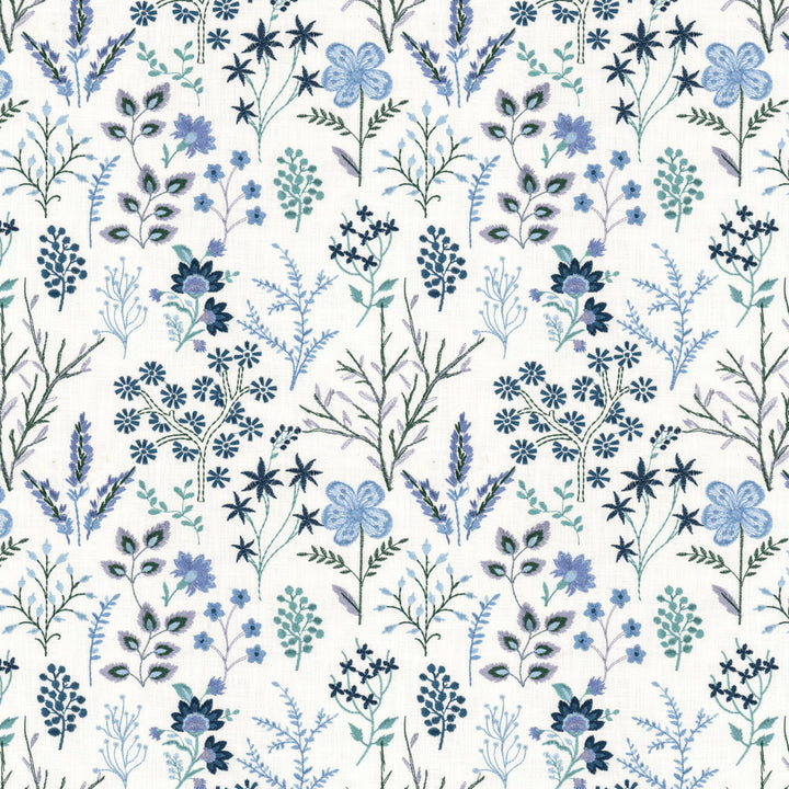 Corona 1 Periwinkle by Stout Fabric Stout Fabric Corona 1 PeriwinkleFabric Rainbow Library Powder/Wedgewood 100%Cot %Bemb India </p><p>Repeat: H: 12.75, V: 12.75 52 in - Fabric Carolina -