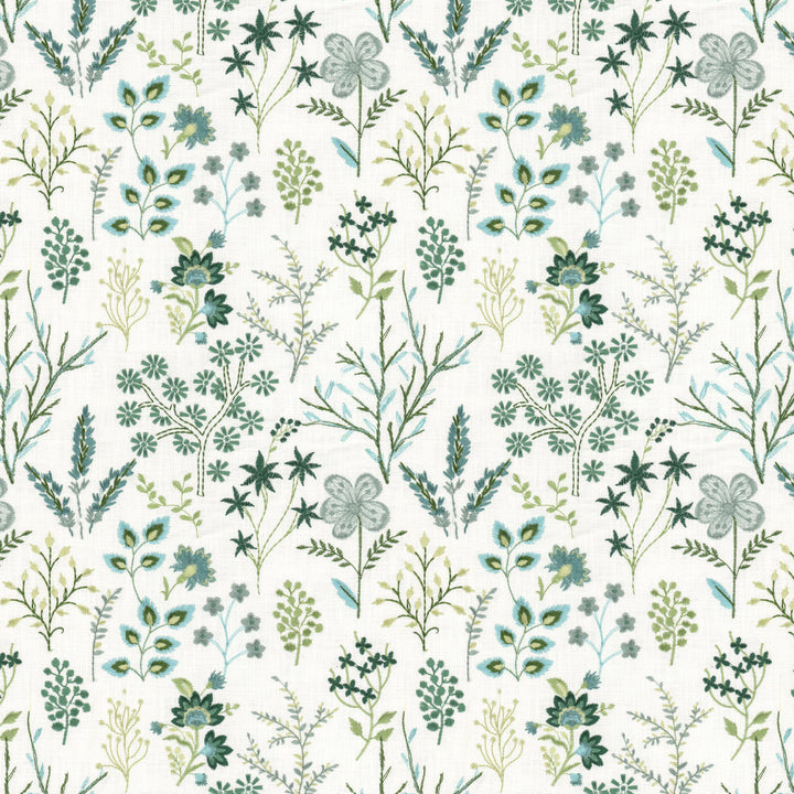 Corona 2 Teal by Stout Fabric Stout Fabric Corona 2 TealFabric RAINBOW LIBRARY VAPOR/MINERAL 100%COT %BEMB INDIA </p><p>Repeat: H: 12.750, V: 15.250 52 in - Fabric Carolina -