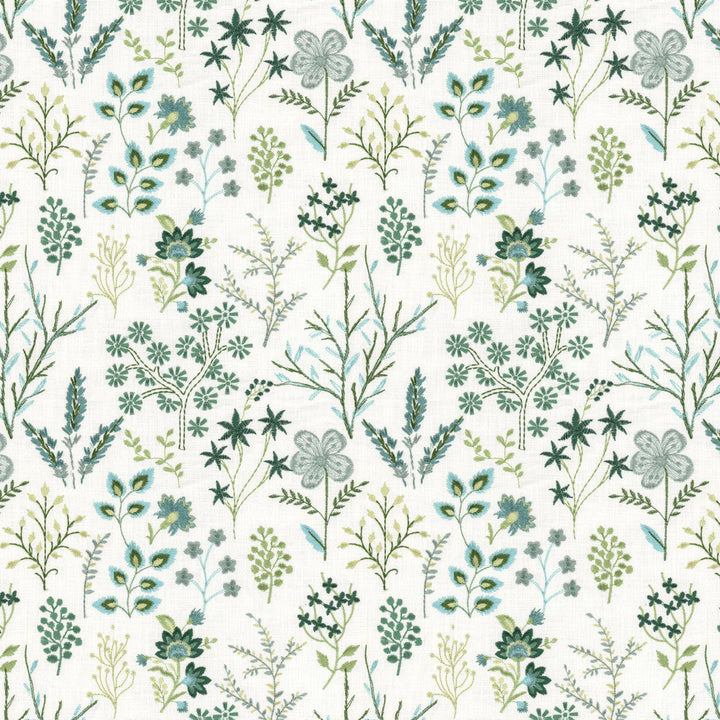 Corona 2 Teal by Stout Fabric Stout Fabric Corona 2 TealFabric RAINBOW LIBRARY VAPOR/MINERAL 100%COT %BEMB INDIA </p><p>Repeat: H: 12.750, V: 15.250 52 in - Fabric Carolina -