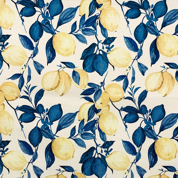 Correa Cobalt by Magnolia Designer Fabric - 100% Poly China 40000 Horizontal: 14 and Vertical: 13.25 56" - Swanky Fabrics -