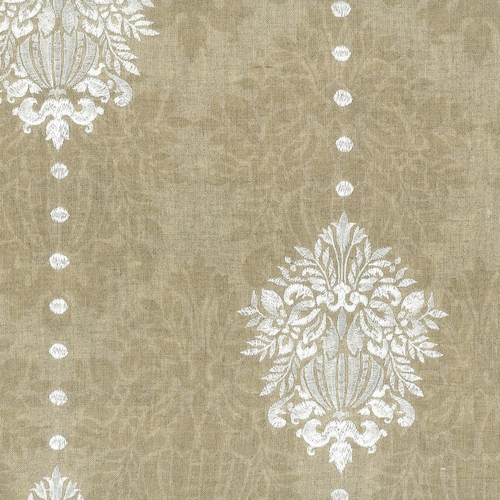 Cotswold 1 Linen by Stout Fabric EMBROIDERY IV 100%LIN %REMB INDIA </p><p>Repeat: 13 52 in - Fabric Carolina -