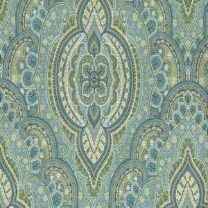 Coventry Palmetto by Norbar Fabric PRISM HARBOR 100% COTTON KOREA 12,000 WYZENBEEK 17 3/4"V 13 1/2"H 54 - Fabric Carolina -