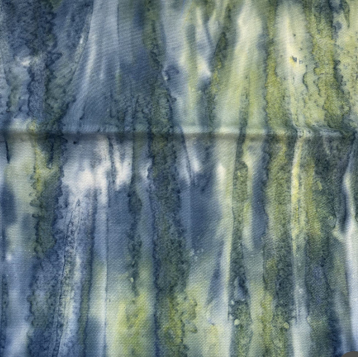 Co - Tree Bark Blue Green by Magnolia Fabric - 100 Ctn Horizontal: and Vertical: 54 - Fabric Carolina -