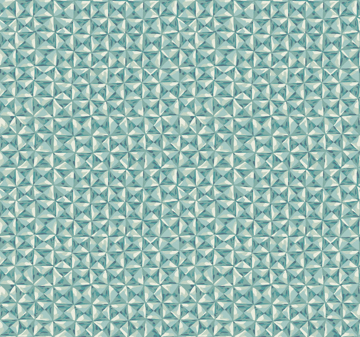 Teal Bijou Wallpaper by Candice Olson Candice Olson Breathless Covers about 60.8 square feet 27-in by 27-ft long roll Unpasted 12.63 - Fabric Carolina -