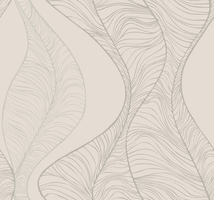 Pearl Hoopla Wallpaper by Candice Olson Candice Olson Breathless Covers about 60.8 square feet 27-in by 27-ft long roll Unpasted 25.25 - Fabric Carolina -