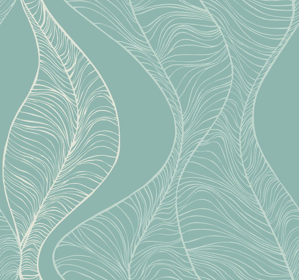 Teal Hoopla Wallpaper by Candice Olson Candice Olson Breathless Covers about 60.8 square feet 27-in by 27-ft long roll Unpasted 25.25 - Fabric Carolina -
