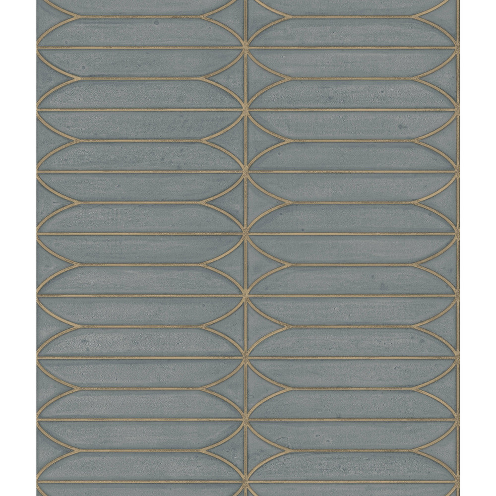 Charcoal Metallic Pavilion Wallpaper by Candice Olson Candice Olson Breathless Covers about 56.4 square feet 20.5-in by 33-ft long roll Unpasted 24 - Fabric Carolina -