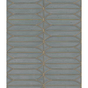 Charcoal Metallic Pavilion Wallpaper by Candice Olson