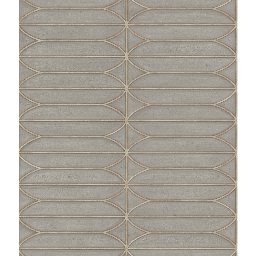 Warm Grey Pavilion Wallpaper by Candice Olson Candice Olson Breathless Covers about 56.4 square feet 20.5-in by 33-ft long roll Unpasted 24 - Fabric Carolina -