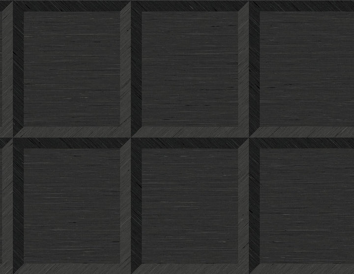 Oulu Onyx by Seabrook Wallpaper A Lot More Textures United States 60.75 20.87" 27" - Fabric Carolina -