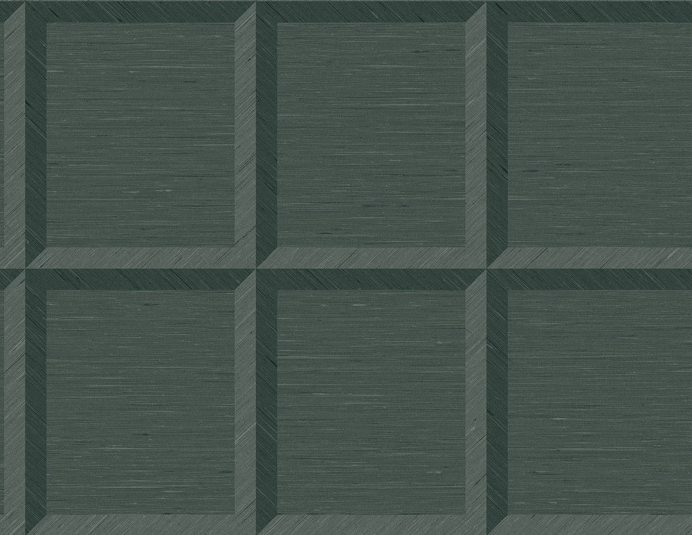 Oulu Leaf by Seabrook Wallpaper A Lot More Textures United States 60.75 20.87" 27" - Fabric Carolina -