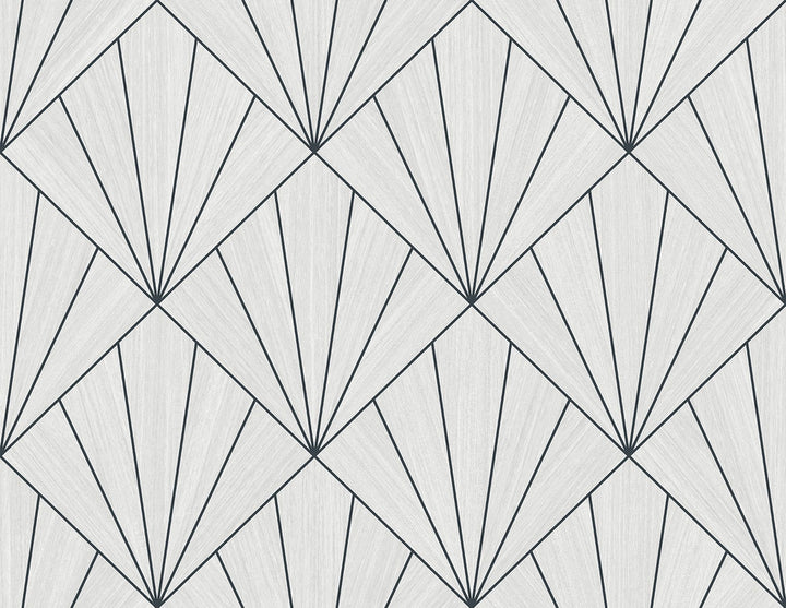 Mikkeli Heathered Black by Seabrook Wallpaper A Lot More Textures United States 60.75 20.87" 27" - Fabric Carolina -