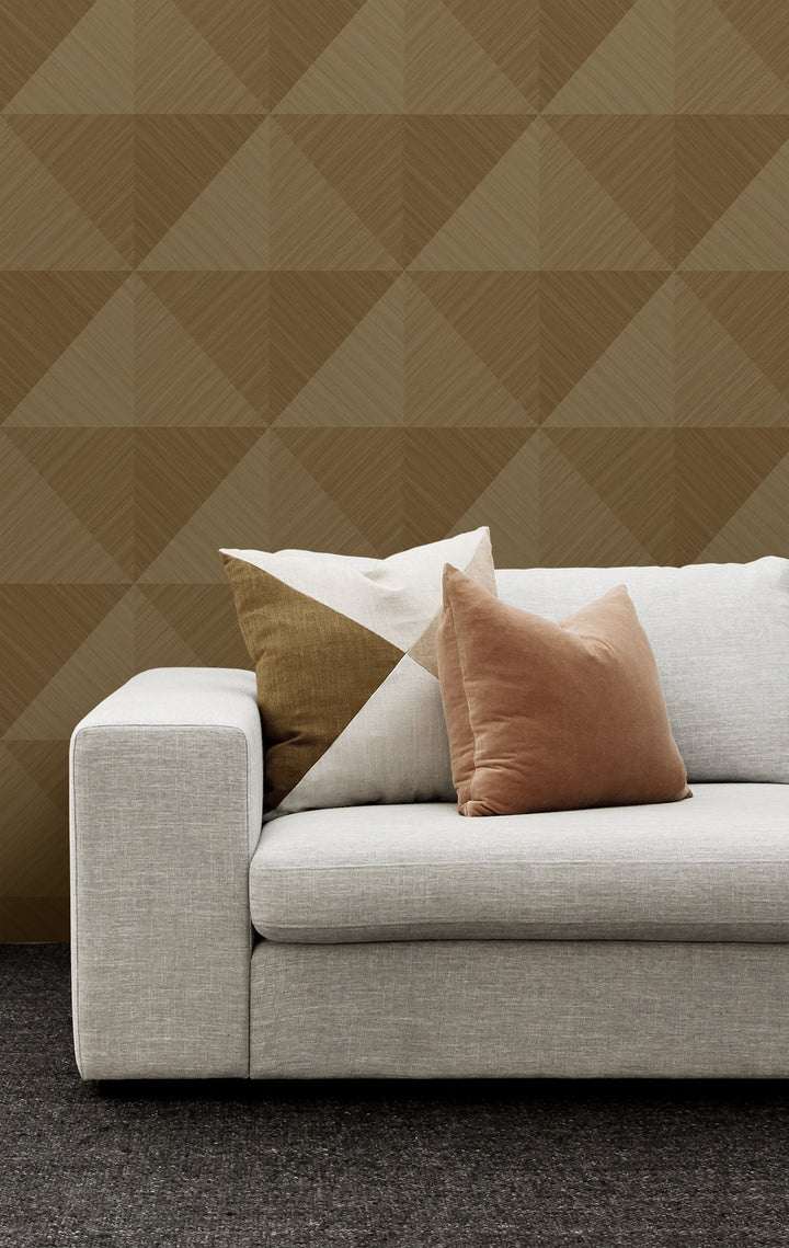 Kerava Bleached Burlap CP91607 by Seabrook Designs Designer Wallpaper