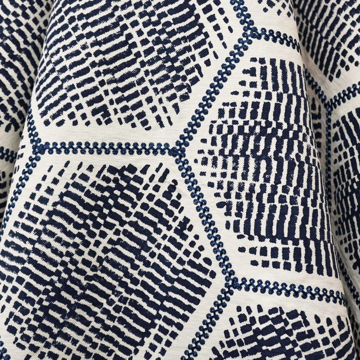 Crete 65Sj102 by JF Designer Fabric JF Studio 56% Linen, 44% Cotton India Horizontal: 13 and Vertical: 15.75 54 - Swanky Fabrics -