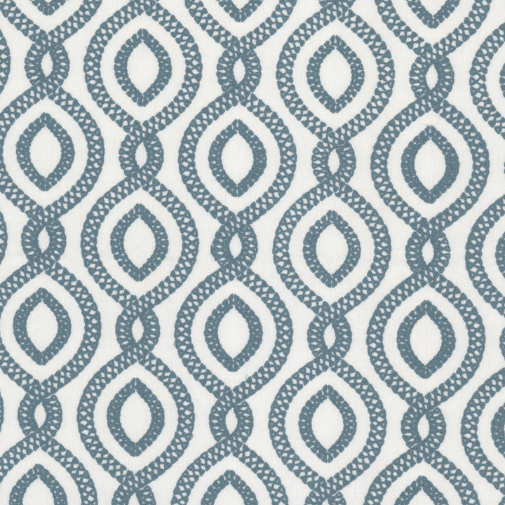 Crew 5 Blue/White by Stout Fabric Stout Fabric Crew 5 Blue/WhiteFabric Rainbow Library Moonstone/Lake 68%Pol 21%Lin 11%Cot %Pemb India </p><p>Repeat: H: 6.75, V: 12.625 54 in - Fabric Carolina -