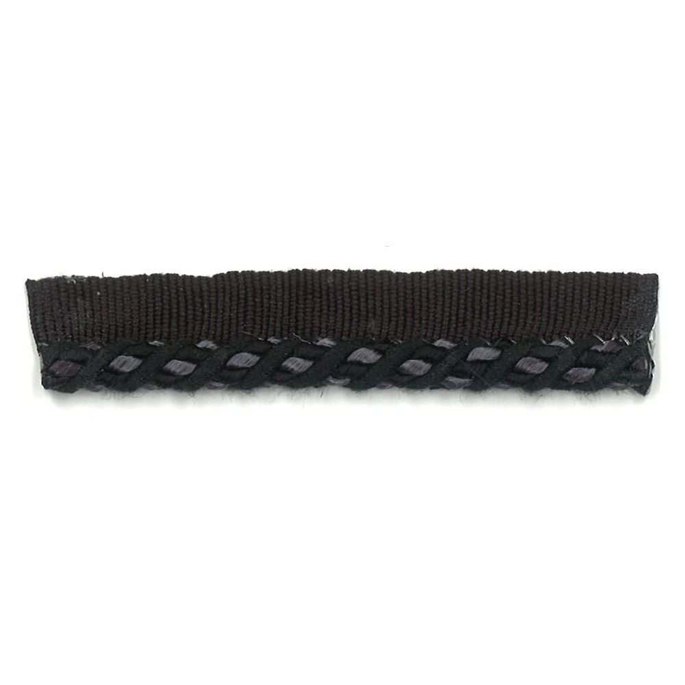 Cristabel 9 Ebony by Stout Designer Trim Art Of Design Trim-2 Cords 53% Cotton 47% Spun Viscose CHINA Horizontal: 0 and Vertical: 0 0.25 in - Swanky Fabrics -