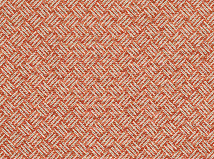 Criss Cross Mandarin 340 by Covington Fabric our website for purchase 55% Cotton/45% Polyester Taiwan Roc 50000 Horizontal: 1.25" and Vertical: 1.25" 55" - Fabric Carolina -