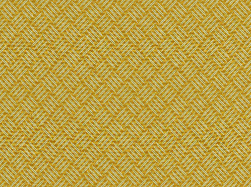 Criss Cross Citrine 831 by Covington Fabric our website for purchase 55% Cotton/45% Polyester Taiwan Roc 50000 Horizontal: 1.25" and Vertical: 1.25" 55" - Fabric Carolina -