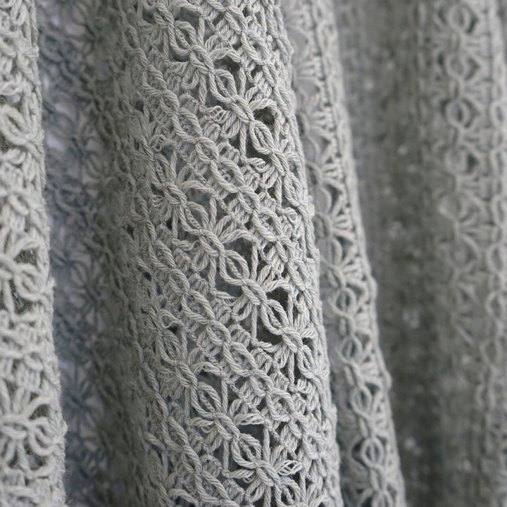Crochet 95Sj101 by JF Fabric JF Studio 80% Wool, 20% Polyester Italy Horizontal: 1.25 and Vertical: 1 51 - Fabric Carolina -