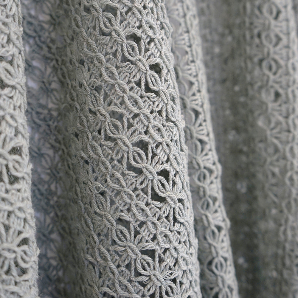 Crochet 95Sj101 by JF Fabric JF Studio 80% Wool, 20% Polyester Italy Horizontal: 1.25 and Vertical: 1 51 - Fabric Carolina -