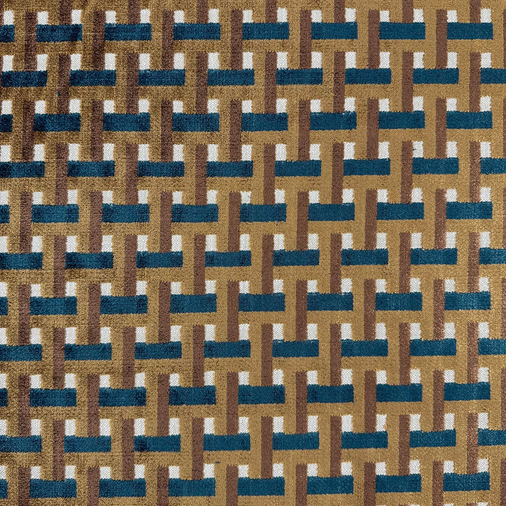 Crossings Bronze by Magnolia Fabric - 39% Viscose, 38% Cotton, 23% Polyester India 51000 Horizontal: 2.25 and Vertical: 1.875 54 - Fabric Carolina -