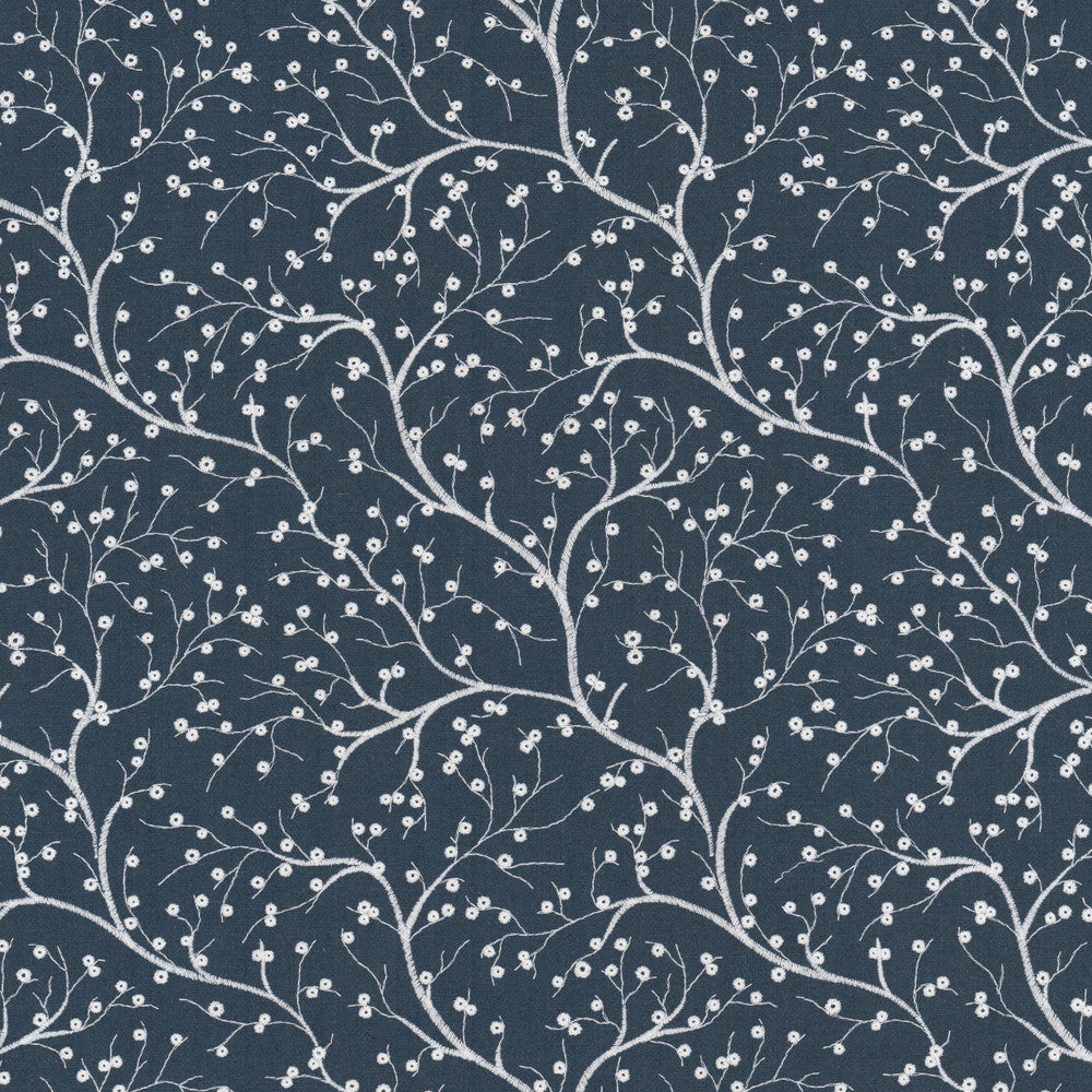 Crumpet 2 Indigo by Stout Fabric RAINBOW LIBRARY CADET/INDIGO 25%COT 25%SVI 25%POL 25%LIN %CEMB INDIA FLAME RETARDANT-CA BULLETIN 117-CLASS 1 WYZENBEEK 15 000 DOUBLE RUB WEAR TEST (HEAVY DUTY) CATB 117-2013 Horizontal: 10.625 and Vertical: 9.250 55 in - Fabric Carolina -