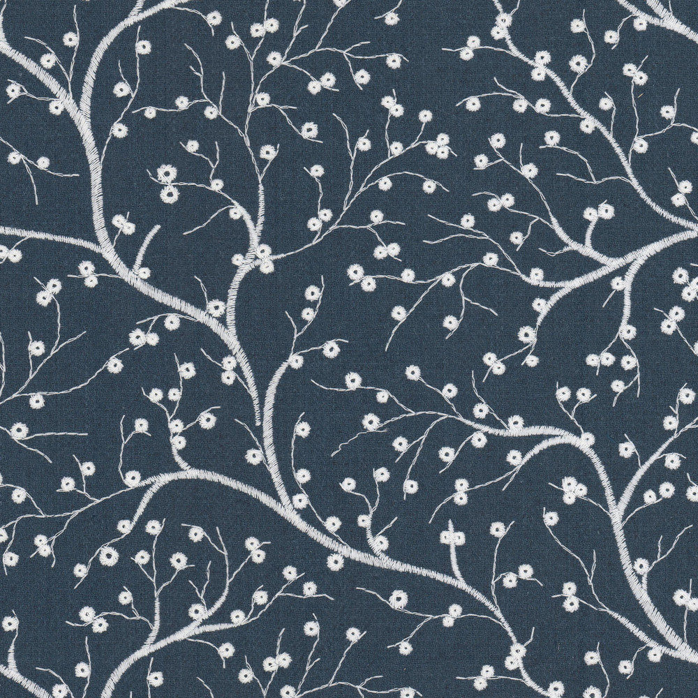Crumpet 2 Indigo by Stout Fabric Stout Fabric Crumpet 2 IndigoFabric Rainbow Library Cadet/Indigo 25%Cot 25%Svi 25%Pol 25%Lin %Cemb India </p><p>Repeat: H: 10.625, V: 8.125 55 in - Fabric Carolina -