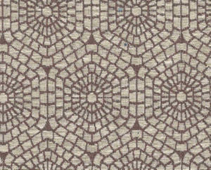 Crystal Brown 006 by Norbar Designer Fabric PANAMA 67% POLYESTER 33% COTTON INDIA 3 3/4"V 7"H 54" - Swanky Fabrics -