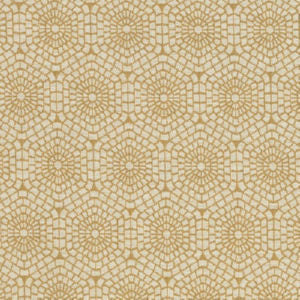 Crystal Gold 111 by Norbar Fabric PANAMA 67% POLYESTER 33% COTTON INDIA 3 3/4"V 7"H 54" - Fabric Carolina -