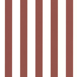 Hattie Red Cityscape Straightstripe Wallpaper by Chesapeake