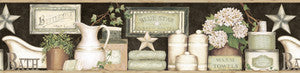 Martha Black Country Bath Wallpaper by Chesapeake