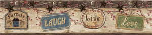 Kinsey Blue Live Laugh Love Wallpaper by Chesapeake