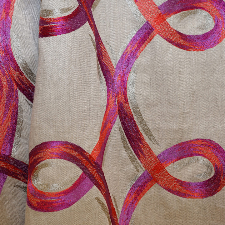 Curvacious 43Sj101 by JF Fabric JF Studio 71% Linen, 21% Viscose, 8% Polyester India Horizontal: 25.5 and Vertical: 15.75 54 - Fabric Carolina -